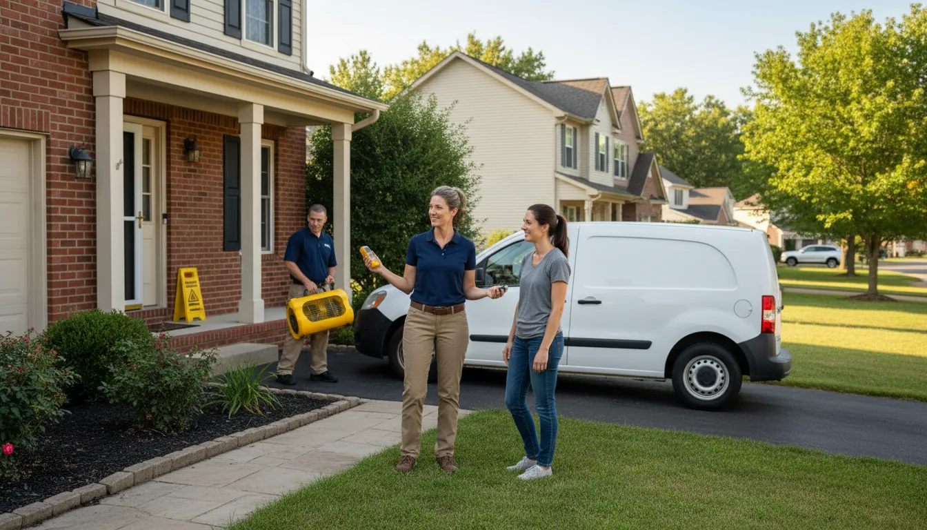 Residential water damage restoration in Nazlini, AZ
